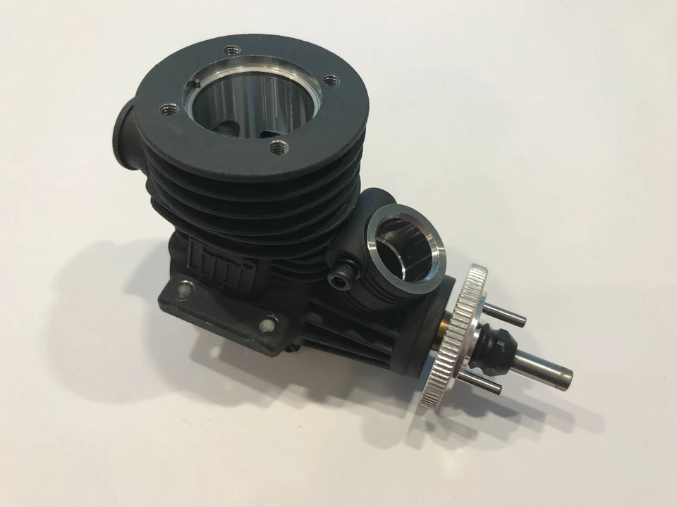 HPI Savage X 4.6 Kurbelwellengehäuse 111607 mit Kurbelwelle 1493 Schwungscheibe - Bild 2 von 4