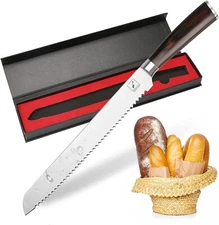imarku Bread Knife, German High Carbon Stainless Steel Professional Grade