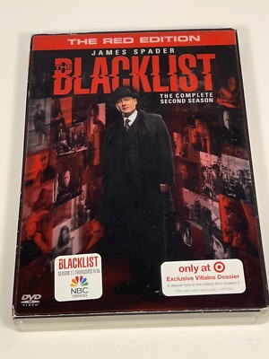 James Spader Blacklist Season 2 The Red Edition DVD Set Complete 2nd Season