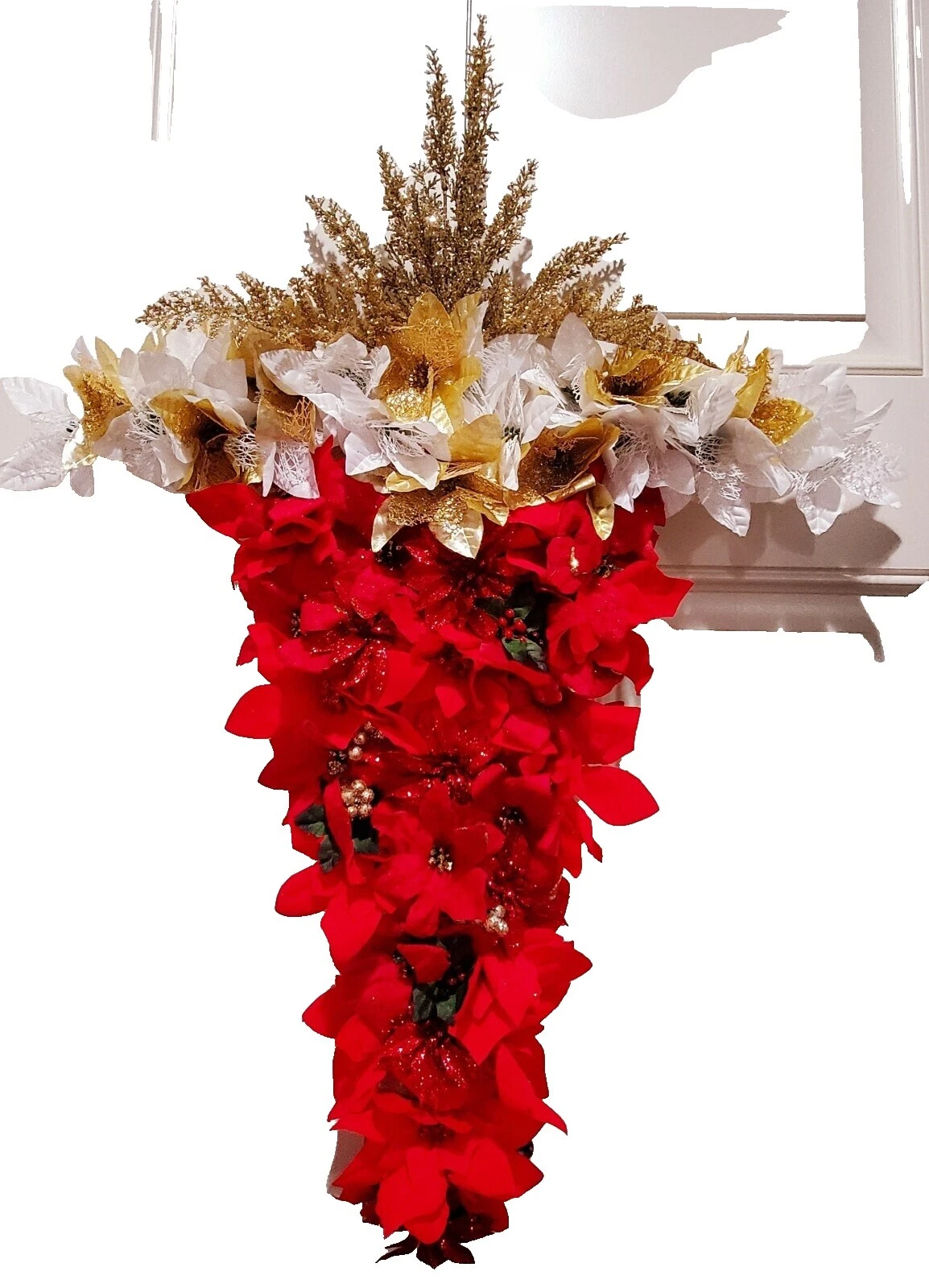 Decoración floral sintética hecha a mano