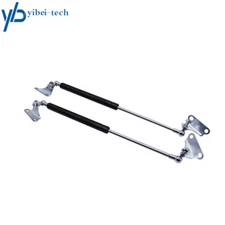 Black Lift Support Shock Strut Gas Spring Hood Trunk Hatch Universal Lid Kit