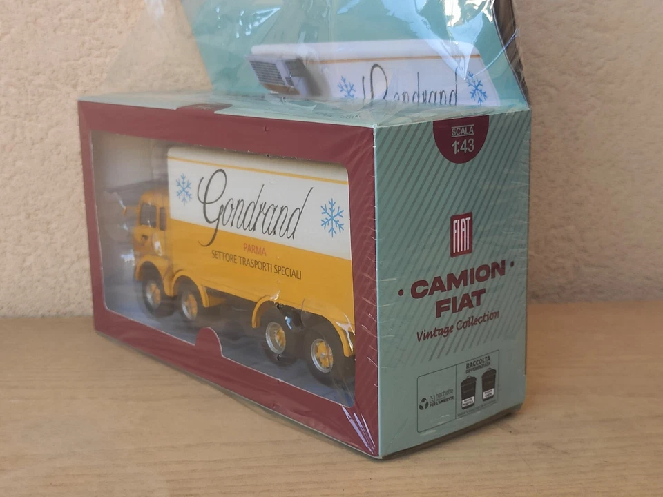 Fiat 690 N2 1965 Gondrand Camion Fiat Vintage collection Modellino Hachette 1/43 - Immagine 3 di 4
