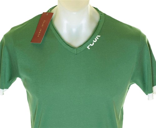 Nuevo Auténtico Hombre French Connection V Cuello Elástico Camiseta Pequeño M - Picture 2 of 2