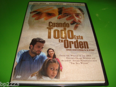 CUANDO TODO ESTE EN ORDEN DVD, Daniel Guzman-Santiago Ramos  BRAND NEW, FREE S&H