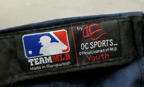 Boston Red Sox MLB OC Sports Hat Cap Solid Blue Youth Adjustable Embroidered - Picture 6 of 6