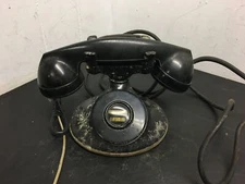 Vintage Bell System western electric corded Oakmont 395-R telephone fancy black