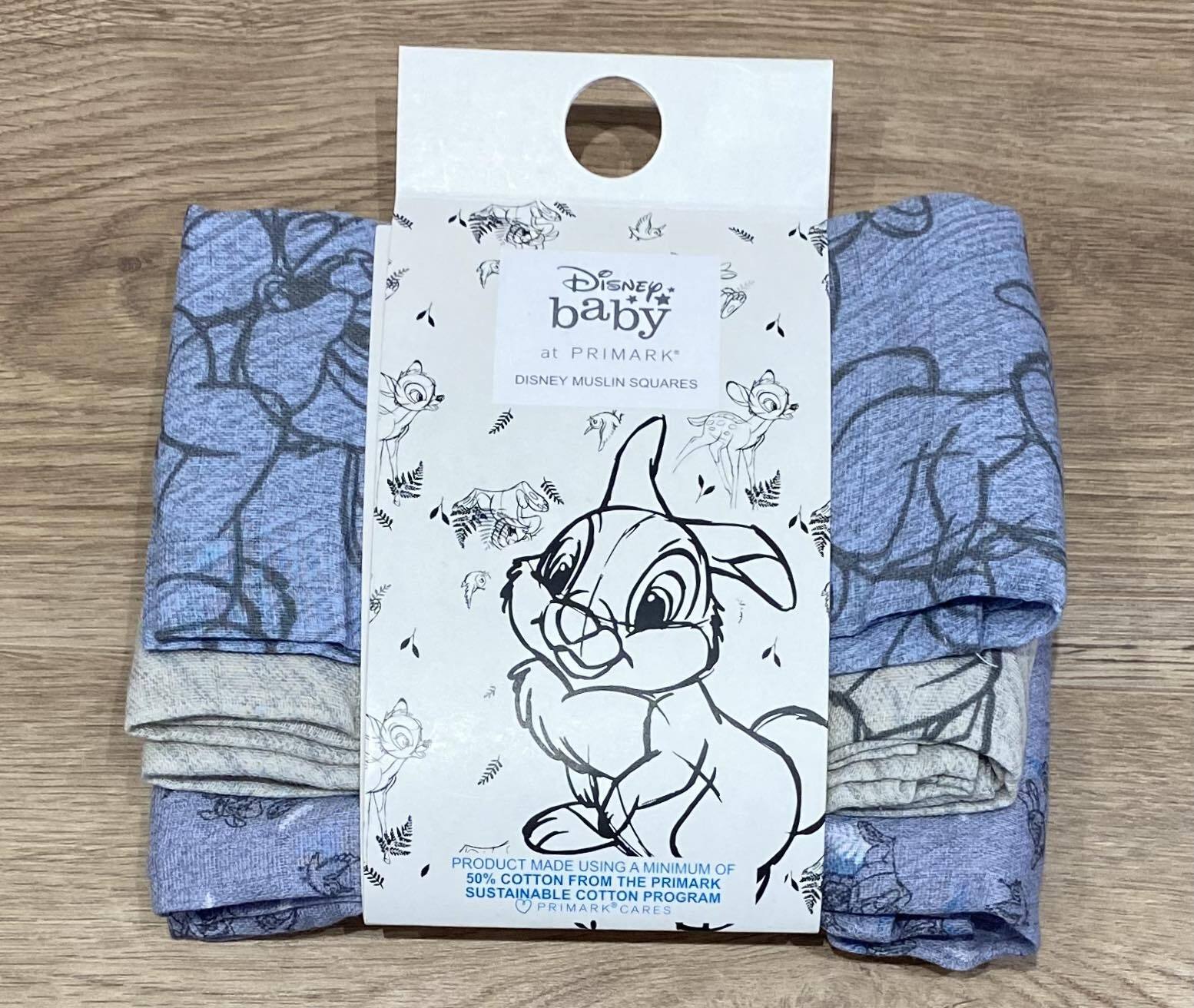 Primark Disney Baby Muslin Squares 3 Pack Cloths eBay