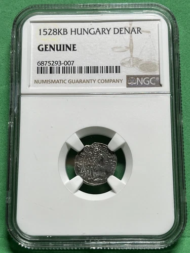 1528KB HUNGARY DENAR NGC Certified Silver