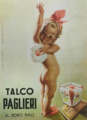 Gino Boccasile, 1970 C.A Pude Paglieri - Original Vintage Affiche CM 47 x 34