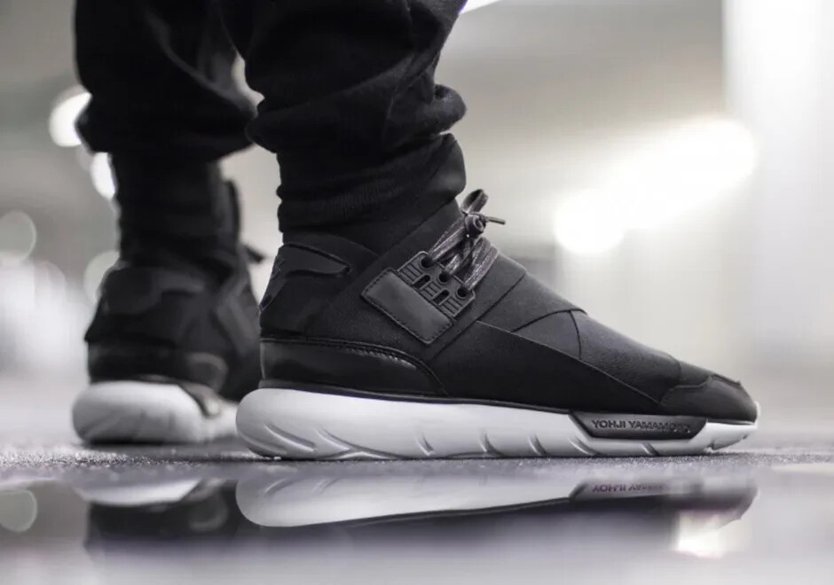 Adidas Y-3 Qasa High Core Black Yohji Yamamoto Y3 Size 10 US Adidas Y-3 Qasa High Core Black Yohji Yamamoto Y3 Size 10 US