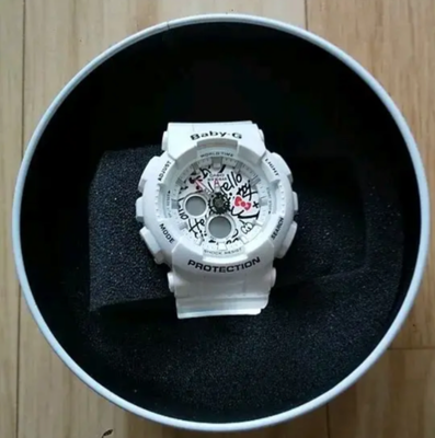 Sanrio Hello Kitty CASIO BABY-G White Collaboration Model 