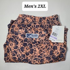 Trunks Surf Swim Co. Men's Blue/Orange 2XL Swim Trunks/Shorts NWT Msrp 54