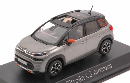 Citroen C3 Aircross 2021 Platinium Gris & Black Roof 1:43 Model 155336 Norev