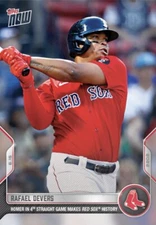 2022 TOPPS NOW CARD BOSTON RED SOX RAFAEL DEVERS #359 HR IN 4th STRIAGHT GAME