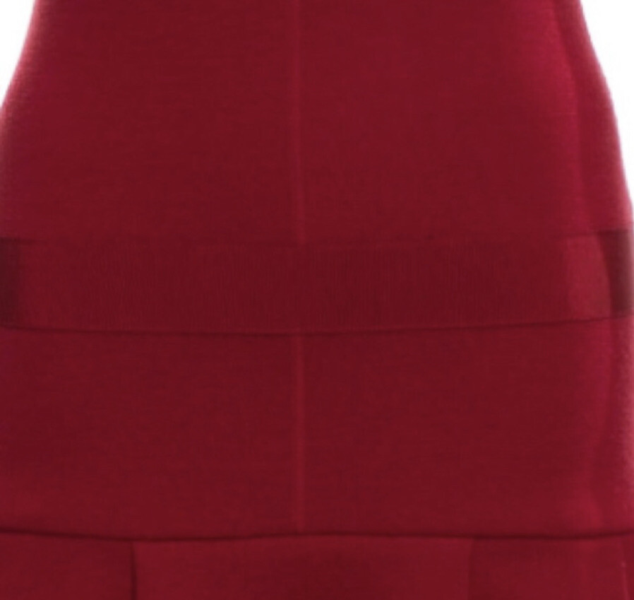 $4,995 GIAMBATTISTA VALLI PARIS Red Virgin Wool Collection Dress Size 40/XS NWT! image 5