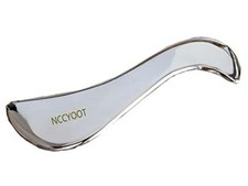 Herramienta de masaje raspador Gua Sha de acero inoxidable