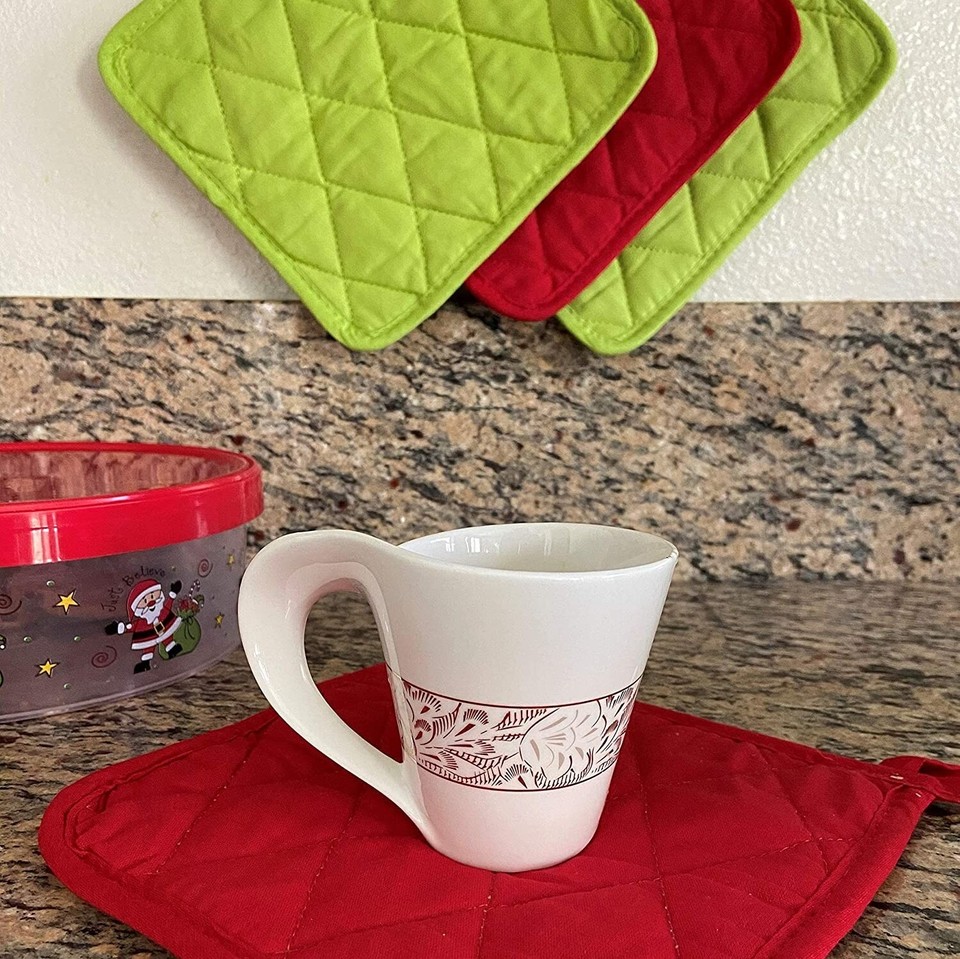 Kitchen Pot Holders Set Of 12 8x8 Inch Cooking Baking Oven Pad Table kitchen-pot-holders-set-of-12-8x8-inch-cooking-baking-oven-pad-table