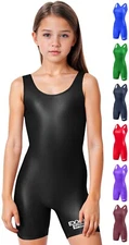 Exxact Sports High-Cut Youth Girls Wrestling Singlet, Full-Coverage Singlets