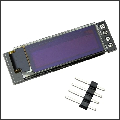 Mini 0.91 Zoll 128x32 OLED GY-SSD1306 Display BLAU I2C für Arduino Raspberry