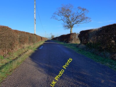Foto 6x4 Hunterlees Road, bei Glassford A selten frostig, kalt, blau-himmel d c2016