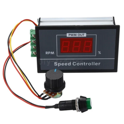MARKENLOS NEW DC 6V 12V 24V 48V 60V 30A Digital LED Display PWM Motor Speed Controller