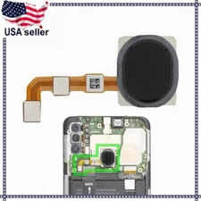 Fingerprint Scanner Sensor Flex Cable Ribbon For Samsung Galaxy A20s A207 Black