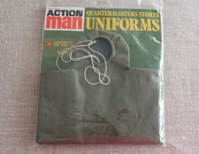 ACTION MAN Palitoy uniforme cape à capuche kaki quartermasters stores vintage