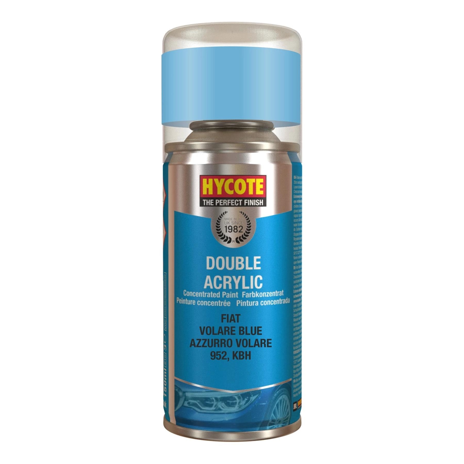 Hycote Colour Spray Paint XDFT726 Fiat Volare Blue 150ml