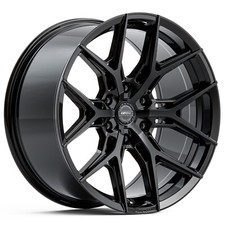 GMC SIERRA 1500 WHEELS 20 INCH GT FORM GFS1 GLOSS BLACK RIMS FOR GMC 6X139.7