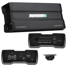 Autotek MM-3025.1D | Mean Machine 3000W Max Monoblock Car Subwoofer Amplifier