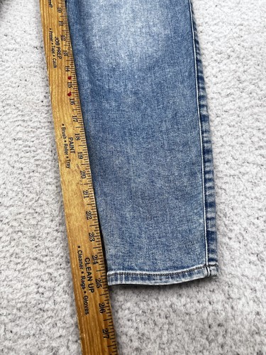 Abercrombie & Fitch Kids Jeans Girls 15/16 Hi-Rise Mini Mom Medium Wash Stretch - Picture 3 of 8