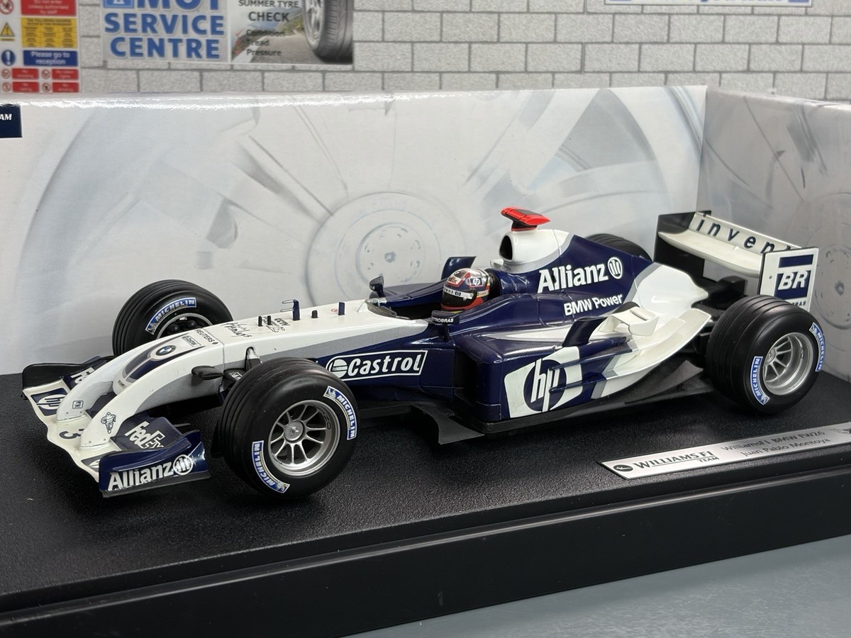 [新品]1/18ウィリアムズF1  FW26 ミニカーセイウチノーズPMA 1:18 *BOXED* HOT WHEELS F1 Formula 1 WILLIAMS FW26 MONTOYA 2004