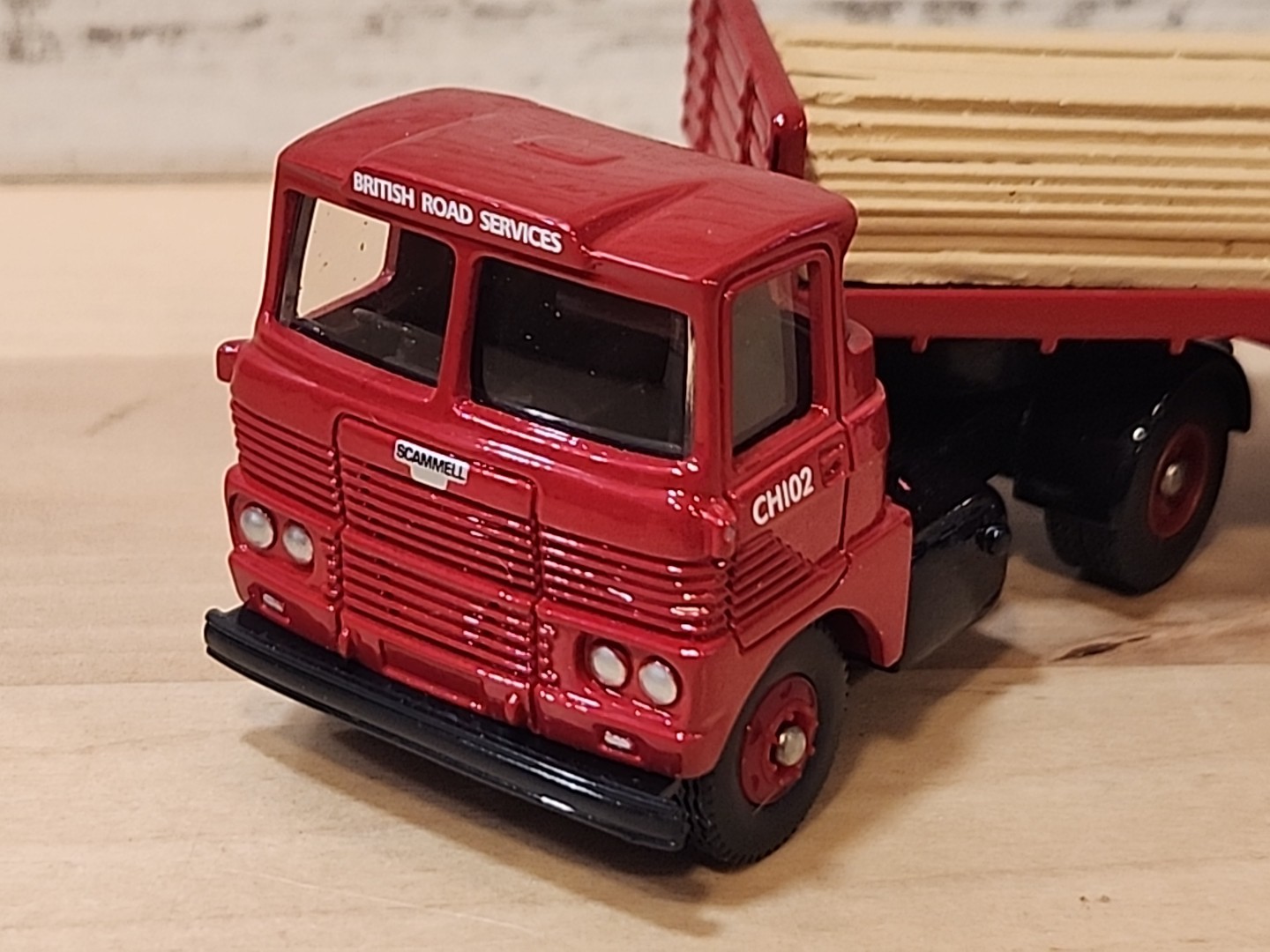 LLEDO BRITISH ROAD SERVICES TRUCK & TRAILER 