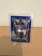 2021 Panini Donruss Optic  Rated Rookie Tylan Wallace #226 Purple Shock Prizm RC