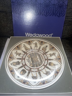 Wedgwood Shakespeare Figuren Alle Welt Eine Bühne 10 Zoll Teller Box Verpackt