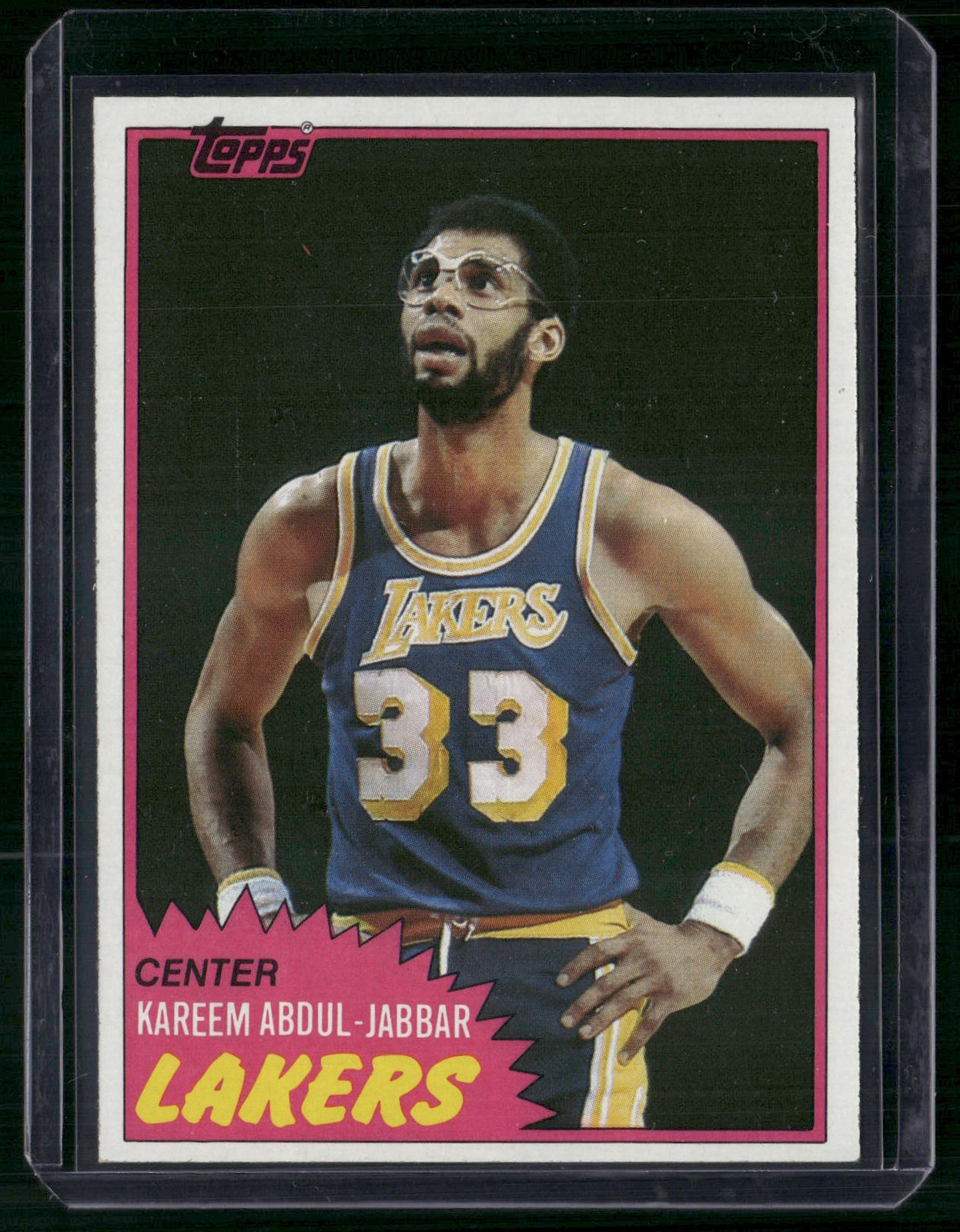 1981-82 Topps #20 Kareem Abdul-Jabbar