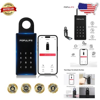 Heavy Duty Smart Key Lock Box Waterproof Alloy Steel Electronic Access Control