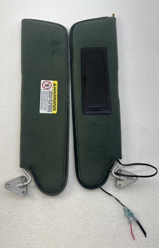 81-97 Dodge Ram Van 1500 2500 Driver & Passenger Side Sun Visor Set OEM Green - Picture 2 of 13