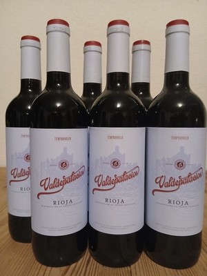 (8,67 /1L) 6 Fl. 2025er Rioja Valdepalacios Bodegas Leza Garcia Rotwein trocken