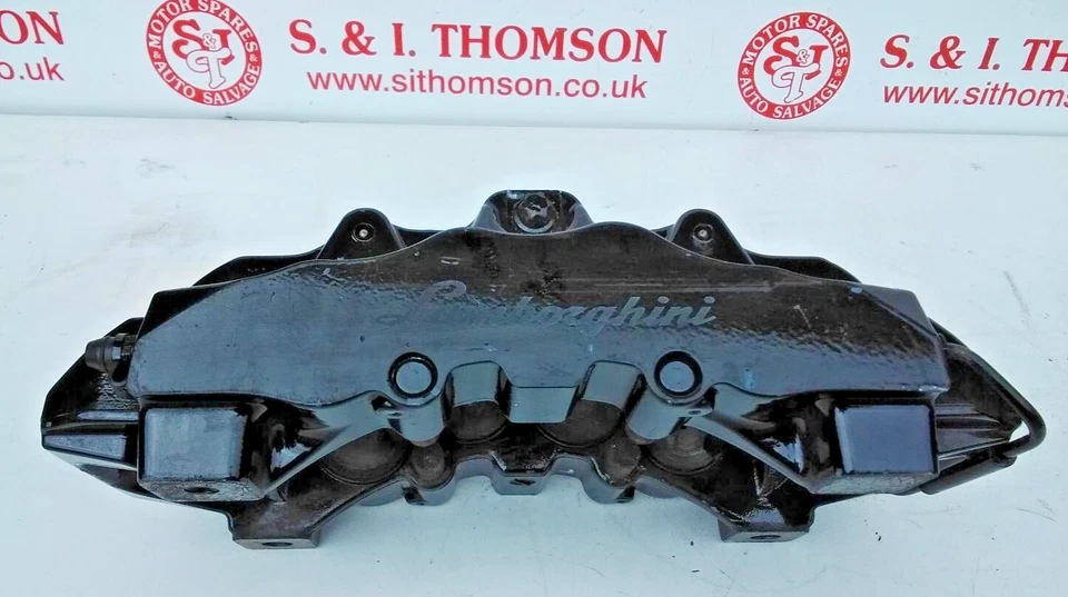 PINZAS DE FRENO DELANTERAS LAMBORGHINI GALLARDO IZQUIERDA Y DERECHA BREMBO 8 PISTONES MONTAJE RADIAL Foto 3 de 4
