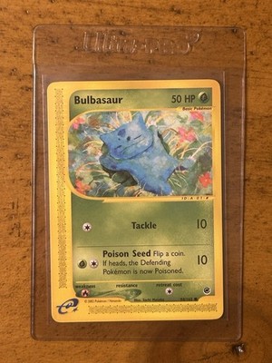 2002 Pokémon Bulbasaur #94/165 Expedition Common TCG Regular Non Holo