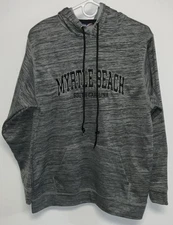 Myrtle Beach South Carolina Hoodie Men’s Medium Gray.   11783