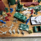 Huge Vintage Army Men Lot 125+ Soldiers Tanks Vehicles PPC Processed Plastic USA — photo 8