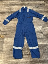 Schlumberger SLB Coveralls Mens LS Blue Renegade Flame Resistant