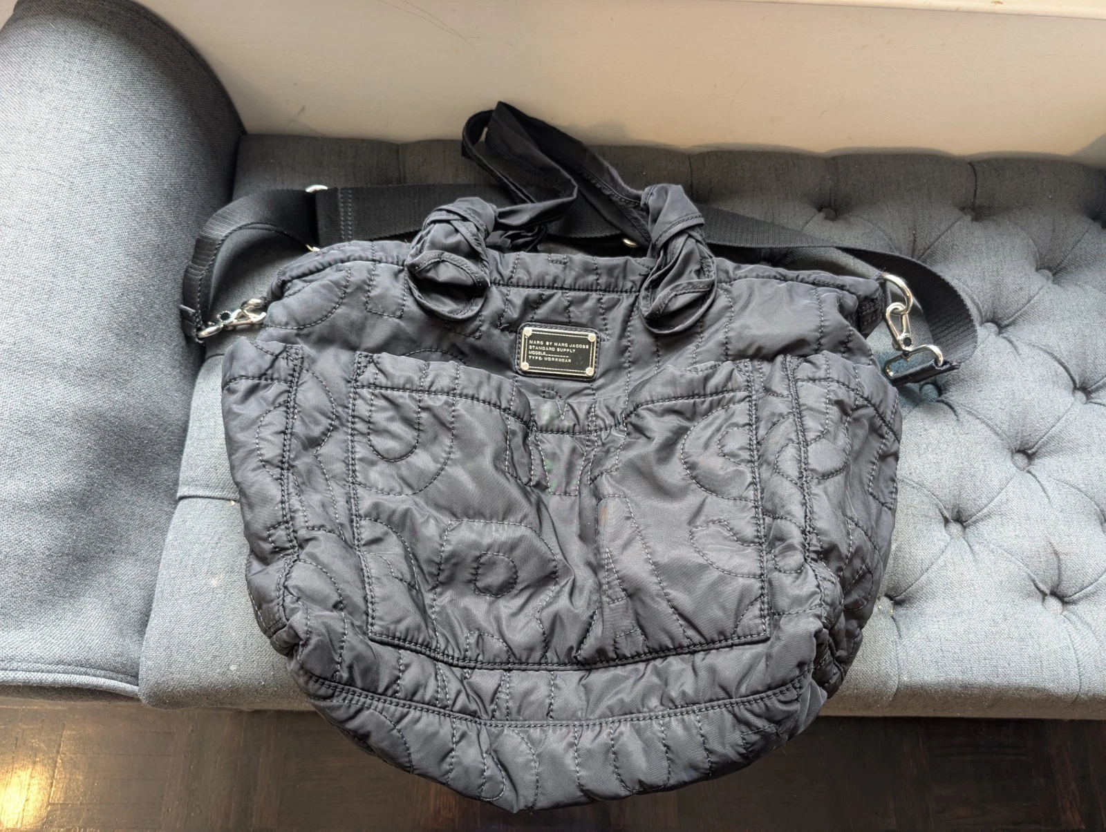 Marc Jacobs canvas tote bag large Workwear Babybag