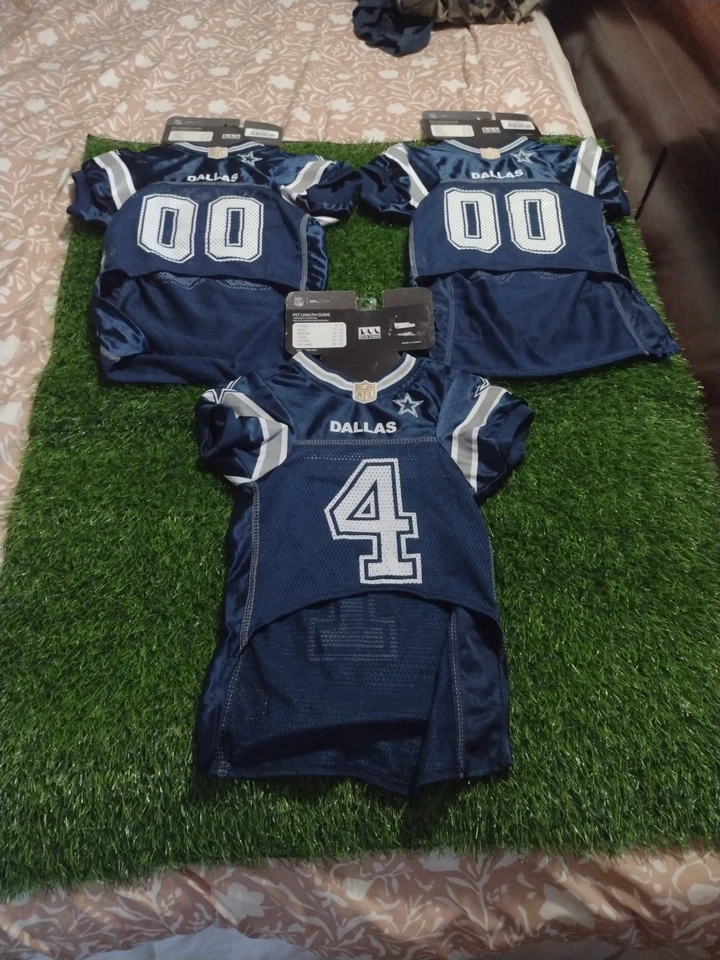 Lote de 9 camisetas para mascotas de los Dallas Cowboys de la NFL nuevas con etiquetas Foto 4 de 4