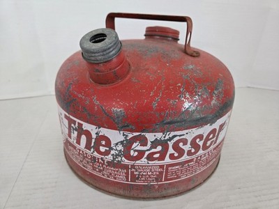 Eagle ''The Gasser'' 2.5 Gallon Metal Gas Can Model M-2 1/2 Untested FREE SHIPPING