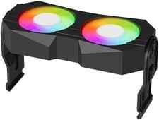 Computer Memory Ram Radiator Plastic Heatsink ram Cooler Fan with Dual 60mm