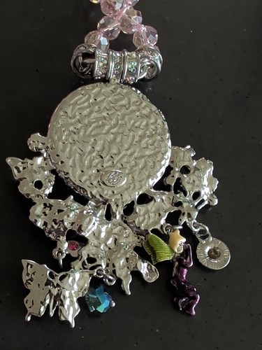 Kirks Folly Couture Illusion Fairy Seaview Moon Fantasia Ornament Necklace Q70 - Afbeelding 7 van 11