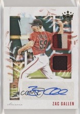 2020 Panini Diamond Kings DK Material Signatures Gold 76/99 Zac Gallen Auto 2d9